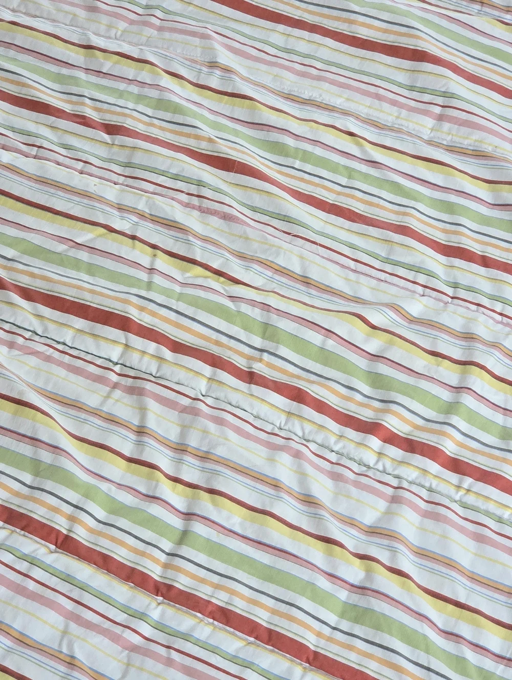 Ralph Lauren Harbor View Striped Comforter 100% Cotton 98x92 VTG Spring Summer